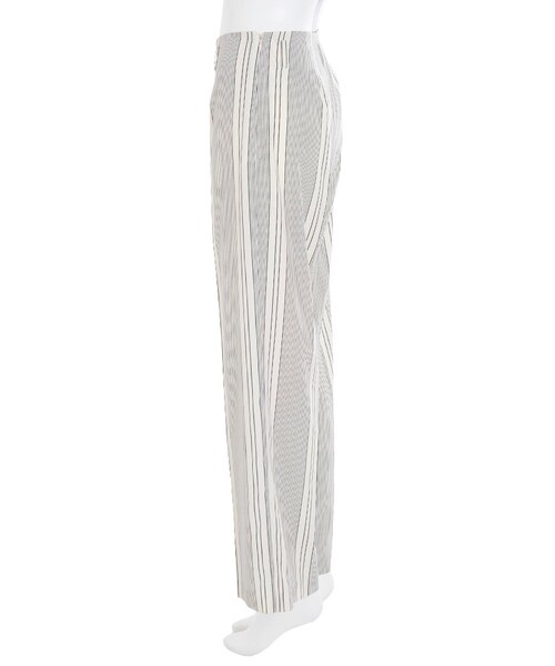 EMODA（エモダ）の「LINE WIDEパンツ（パンツ・レディース・ホワイト/ブラック・S/M）」の5枚目の写真