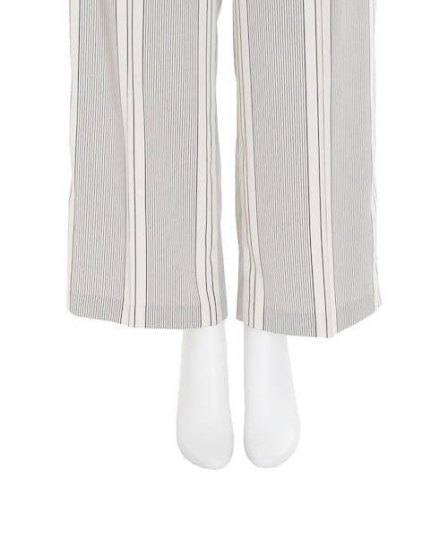 EMODA（エモダ）の「LINE WIDEパンツ（パンツ・レディース・ホワイト/ブラック・S/M）」の9枚目の写真