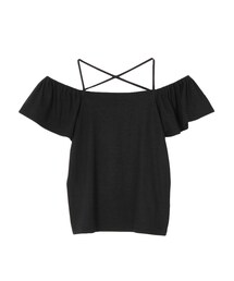 EVRIS | レースアップオフショルTOPS(トップス)