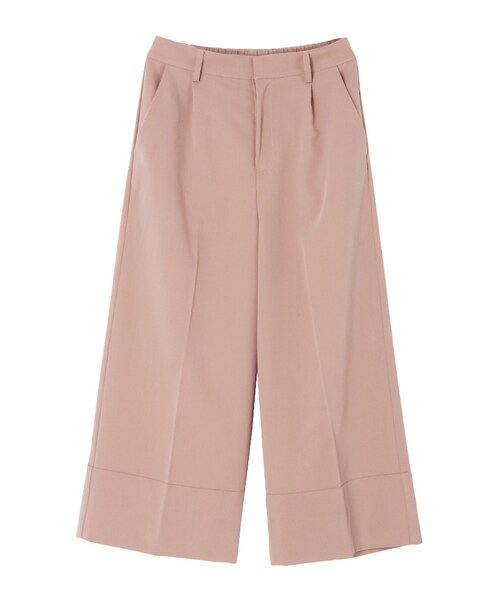 jouetie（ジュエティ）の「クロップドワイドパンツ（パンツ・レディース・グレー/ブラック/ベビーピンク・M）」の10枚目の写真