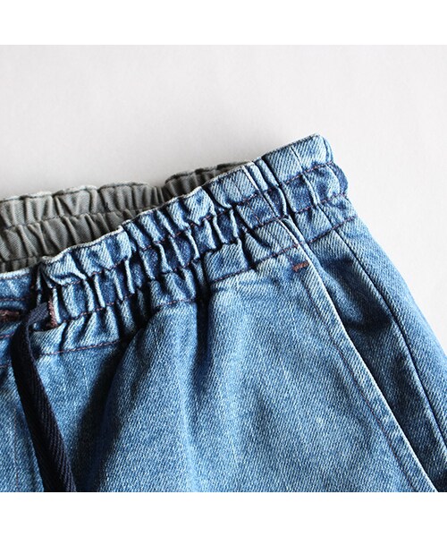 niche.（ニッチ）の「Denim Felia Easy Pants（パンツ・Indigo・M/L）」の4枚目の写真