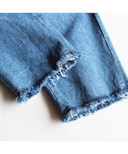 niche.（ニッチ）の「Denim Felia Easy Pants（パンツ・Indigo・M/L）」の6枚目の写真