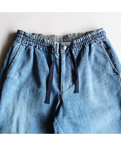 niche.（ニッチ）の「Denim Felia Easy Pants（パンツ・Indigo・M/L）」の3枚目の写真