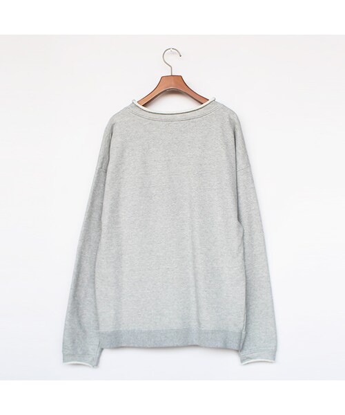 WhoWhat(フーワット)の「Fuggy Open Pullover(トップス・Heather Grey・S/M)」の2枚目の写真