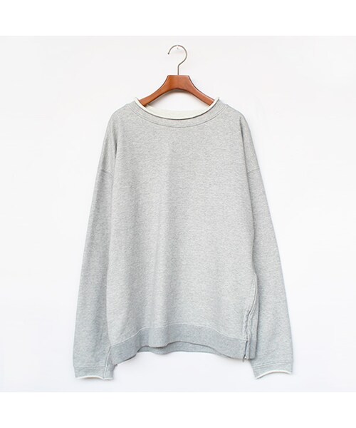 WhoWhat(フーワット)の「Fuggy Open Pullover(トップス・Heather Grey・S/M)」の1枚目の写真