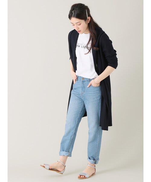 Green　Parks（グリーンパークス）の「ボーイフレンドデニムパンツ（パンツ・インディゴ/ライトインディゴ・S/M/L）」の14枚目の写真