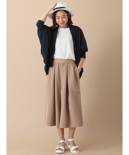 SEVENDAYS=SUNDAY（セブンデイズサンデイ）の「【Special Price】【LEE掲載アイテム】RTツイル 無地スカンツ（パンツ・ベージュ/カーキ/ネイビー・M/L）」の10枚目の写真