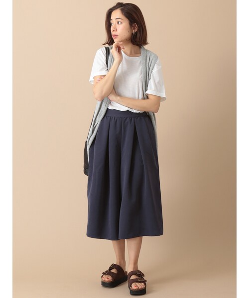 SEVENDAYS=SUNDAY（セブンデイズサンデイ）の「【Special Price】【LEE掲載アイテム】RTツイル 無地スカンツ（パンツ・ベージュ/カーキ/ネイビー・M/L）」の11枚目の写真