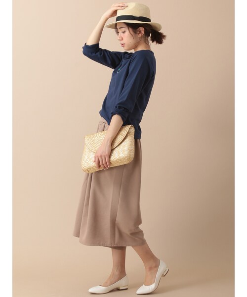 SEVENDAYS=SUNDAY（セブンデイズサンデイ）の「【Special Price】【LEE掲載アイテム】RTツイル 無地スカンツ（パンツ・ベージュ/カーキ/ネイビー・M/L）」の13枚目の写真