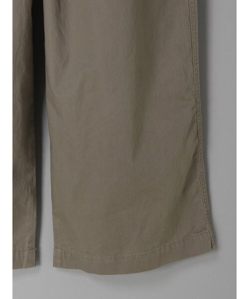 E hyphen world gallery（イーハイフンワールドギャラリー）の「・ツイルワイドパンツ（パンツ・ベージュ/オレンジ/カーキ/ネイビー・S/M）」の9枚目の写真