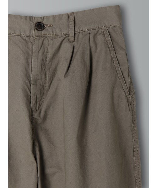 E hyphen world gallery（イーハイフンワールドギャラリー）の「・ツイルワイドパンツ（パンツ・ベージュ/オレンジ/カーキ/ネイビー・S/M）」の8枚目の写真