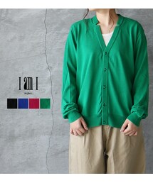 I am I  | I am I 数字Vネックカーディガン(カーディガン/ボレロ)