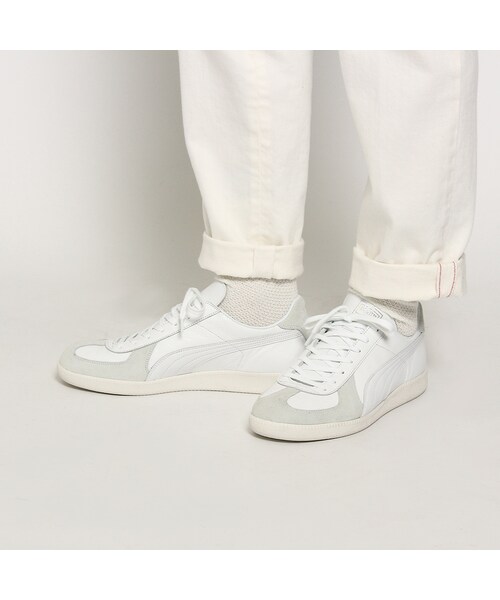 TAKEO KIKUCHI（タケオキクチ）の「PUMA G-TRAINER（シューズ・メンズ・ホワイト(001)/ブルー系(094)・25.0cm/26.0cm/27.0cm）」の9枚目の写真