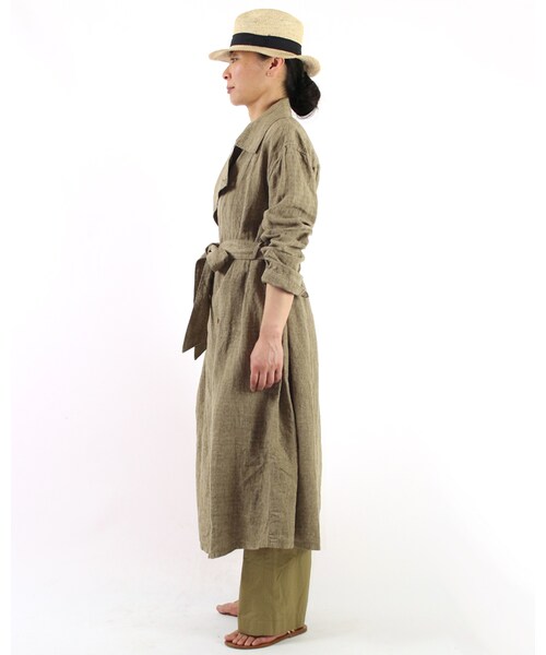 45Rリネンワンピースとジャケット