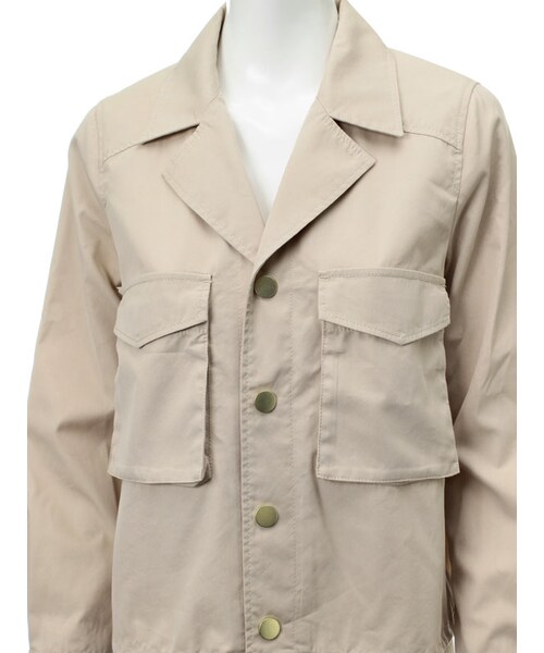 31 Sons de mode（トランテアン　ソン　ドゥ　モード）の「★新作★ミリタリーブルゾン（ジャケット/アウター・レディース・カーキ/ベージュ/オフホワイト・36/38）」の6枚目の写真