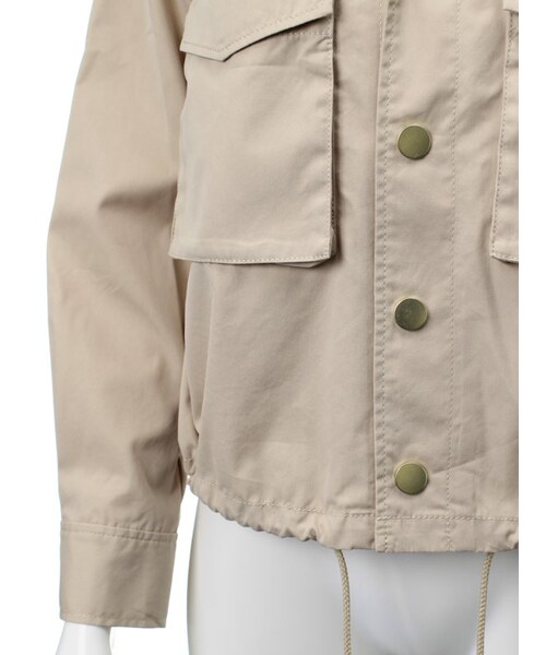 31 Sons de mode（トランテアン　ソン　ドゥ　モード）の「★新作★ミリタリーブルゾン（ジャケット/アウター・レディース・カーキ/ベージュ/オフホワイト・36/38）」の7枚目の写真