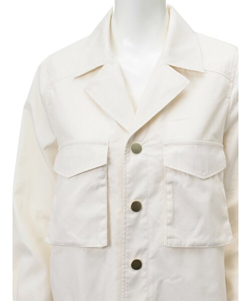 31 Sons de mode（トランテアン　ソン　ドゥ　モード）の「★新作★ミリタリーブルゾン（ジャケット/アウター・レディース・カーキ/ベージュ/オフホワイト・36/38）」の12枚目の写真