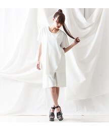 NICK NEEDLES | NICK NEEDLES  OVERLAP TOPS WHITE(Tシャツ/カットソー)