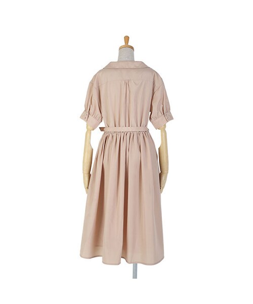 an another angelus（アンアナザーアンジェラス）の「フィットandフレアーシャツワンピース/an another angelus（ワンピース・レディース・その他）」の3枚目の写真