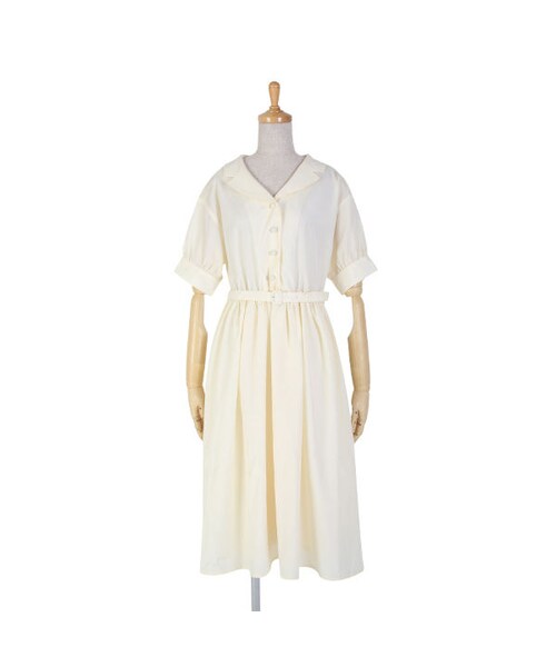 an another angelus（アンアナザーアンジェラス）の「フィットandフレアーシャツワンピース/an another angelus（ワンピース・レディース・その他）」の2枚目の写真