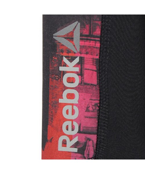 Reebok（リーボック）の「ワンシリーズ サーマルコンプレッション プリーツグラフィックタイツ Reebok (リーボック）（その他・メンズ・ブラック・S身長162~168cm胸囲85~91cm/M身長167~173cm胸囲89~95cm/L身長172~178cm胸囲93~99cm/O身長177~183cm胸囲97~103cm）」の3枚目の写真
