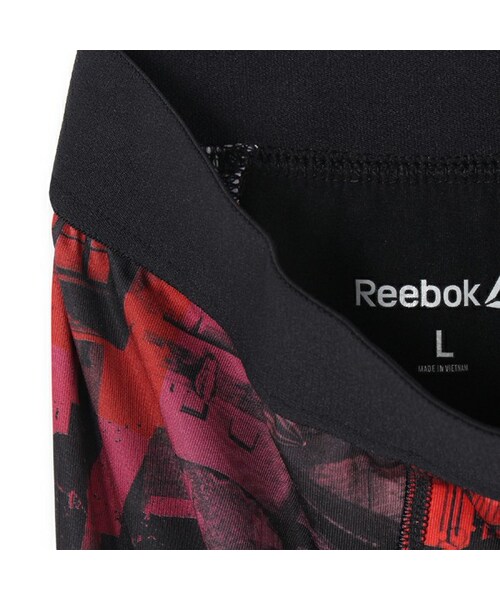 Reebok（リーボック）の「ワンシリーズ サーマルコンプレッション プリーツグラフィックタイツ Reebok (リーボック）（その他・メンズ・ブラック・S身長162~168cm胸囲85~91cm/M身長167~173cm胸囲89~95cm/L身長172~178cm胸囲93~99cm/O身長177~183cm胸囲97~103cm）」の8枚目の写真
