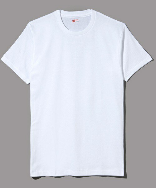 HANES（ヘインズ）の「メンズ ヘインズ 3枚1組 赤ラベル 無地T ホワイト クルーネック Hanes RED PACK 3P CREW NECK TEE HM2135G（Tシャツ/カットソー・メンズ・ホワイト・SMALL/MEDIUM/LARGE/X-LARGE）」の3枚目の写真