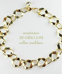 acopinaco | アコピナコ 28 オリガミ カラー ネックレス チョーカー(ネックレス)