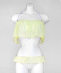 DHOLIC | ネオンカラーシフォンフリルビキニ(水着)