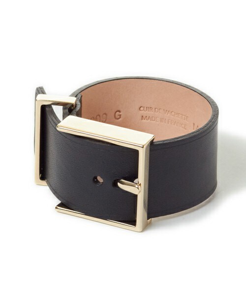 DRWCYS（ドロシーズ）の「【MAISON BOINET】ベルトバングル（バングル/リストバンド・レディース・カーキ/ブラック/グレー/キャメル・FREE）」の2枚目の写真