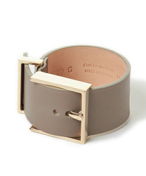 DRWCYS（ドロシーズ）の「【MAISON BOINET】ベルトバングル（バングル/リストバンド・レディース・カーキ/ブラック/グレー/キャメル・FREE）」の3枚目の写真