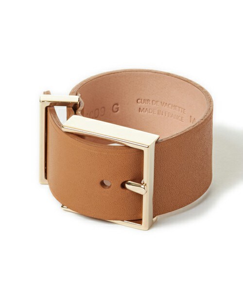 DRWCYS（ドロシーズ）の「【MAISON BOINET】ベルトバングル（バングル/リストバンド・レディース・カーキ/ブラック/グレー/キャメル・FREE）」の4枚目の写真