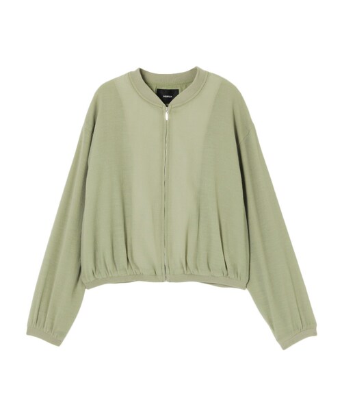 MURUA（ムルーア）の「【CASUAL】シアールーズブルゾン（ジャケット/アウター・レディース・ホワイト/ブラック/カーキ・F）」の12枚目の写真