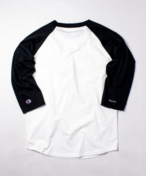 Palette TOKYO（パレットトーキョー）の「Palette TOKYO × Champion RAGLAN SLEEVE (WHITE)（Tシャツ/カットソー・メンズ・WHITE・S/M/L）」の2枚目の写真