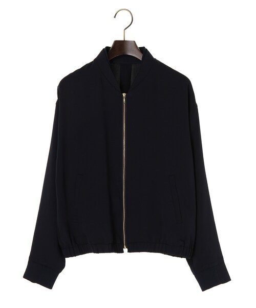 KiwaSylphy(キワシルフィー)の「venetian zip BZ(ジャケット/アウター・ホワイト/ダークネイビー/ピンクベージュ・F)」の2枚目の写真