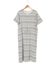 SEVENDAYS=SUNDAY | 総柄プリント ドロストワンピース(ワンピース/ドレス)