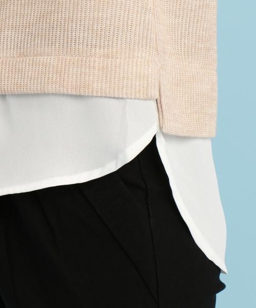 RAY CASSIN（レイカズン）の「ボートネックトップス（トップス・レディース・ベージュ/グレー/オフシロ・FREE）」の7枚目の写真