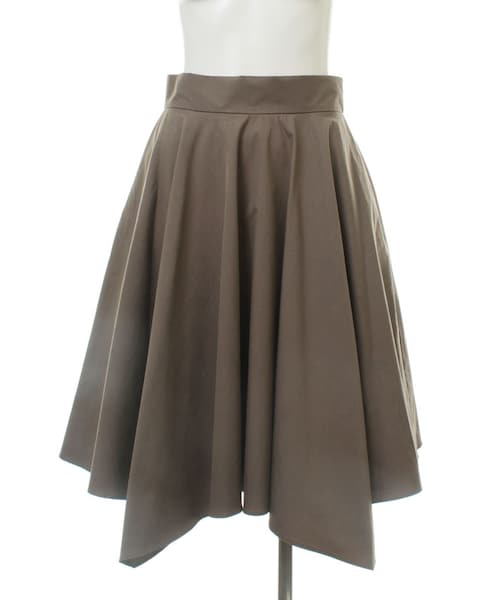 31 Sons de mode（トランテアン　ソン　ドゥ　モード）の「★新作★イレギュラーヘムスカート（スカート・レディース・カーキグリーン/オフホワイト/ライトグレー・36/38）」の3枚目の写真