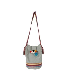 STYLENANDA | カラフルポンポンピンクロスバッグ(その他)