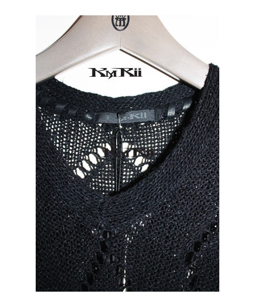 kmrii　DOMINO LINEN サマーニット KMRii（ケムリ）の「KMRii(ケムリ)サマーニット 2016 S/S DOMINO