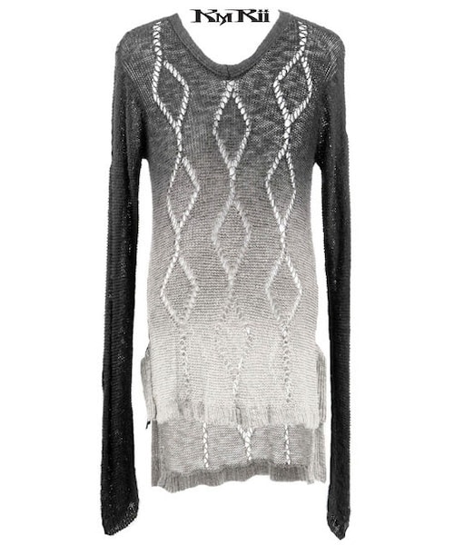 kmrii　DOMINO LINEN サマーニット KMRii（ケムリ）の「KMRii(ケムリ)サマーニット 2016 S/S DOMINO