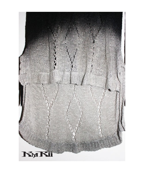 KMRii（ケムリ）の「KMRii(ケムリ)サマーニット 2016 S/S DOMINO