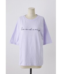 imvely | レタリングシンプルTシャツ(Tシャツ/カットソー)