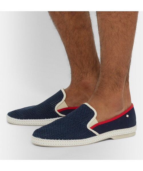 Rivieras（リビエラ）の「Rivieras Cotton Mesh Slip-On Shoes（その他シューズ・メンズ・Blue・EU40/EU41/EU42/EU43/EU44/EU45/EU46）」の8枚目の写真