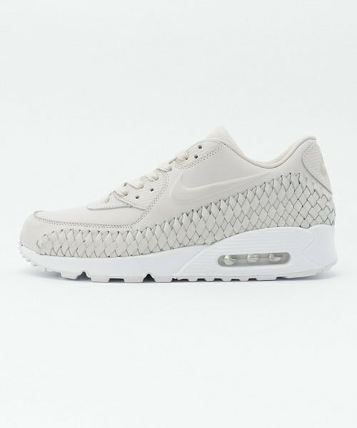NIKE SPORTSWEAR(ナイキスポーツウェアー)の「メンズ ナイキ エアマックス ウーブン ホワイト NIKE AIR MAX 90 WOVEN 833129-002(スニーカー・メンズ・ホワイト・28cm)」の2枚目の写真