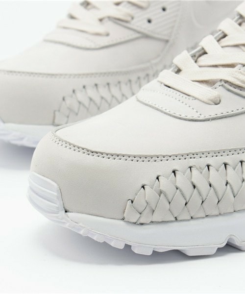 NIKE SPORTSWEAR(ナイキスポーツウェアー)の「メンズ ナイキ エアマックス ウーブン ホワイト NIKE AIR MAX 90 WOVEN 833129-002(スニーカー・メンズ・ホワイト・28cm)」の5枚目の写真