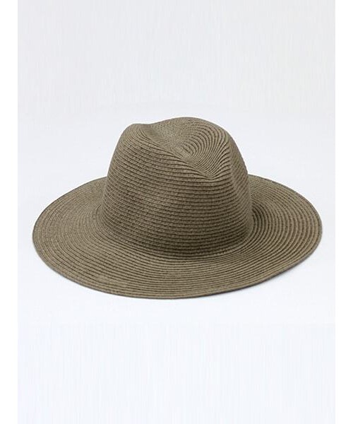 PEAK&PINE(ピークアンドパイン)の「【2016年新作】ペーパー中折ツバ広帽子(帽子・レディース・オフホワイト/キャメル/グレー・フリー)」の4枚目の写真