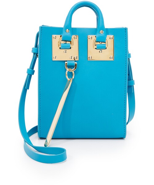 Sophie Hulme(ソフィーヒュルム)の「Sophie Hulme Nano Tote Bag(ショルダーバッグ・レディース・Blue/Pink/White・One Size)」の1枚目の写真