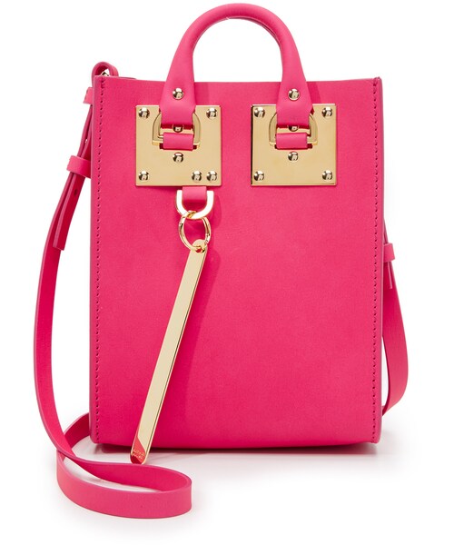 Sophie Hulme(ソフィーヒュルム)の「Sophie Hulme Nano Tote Bag(ショルダーバッグ・レディース・Blue/Pink/White・One Size)」の3枚目の写真