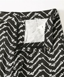 LIFE'S A BEACH ボーン 骨 総柄 ワークパンツ ライフスアビーチ USA製 80s LIFE'S A BEACH Skull Pattern Cotton Easy Shorts